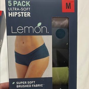 Lemon Ultra-Soft Hipster 5 Pack size M NWT